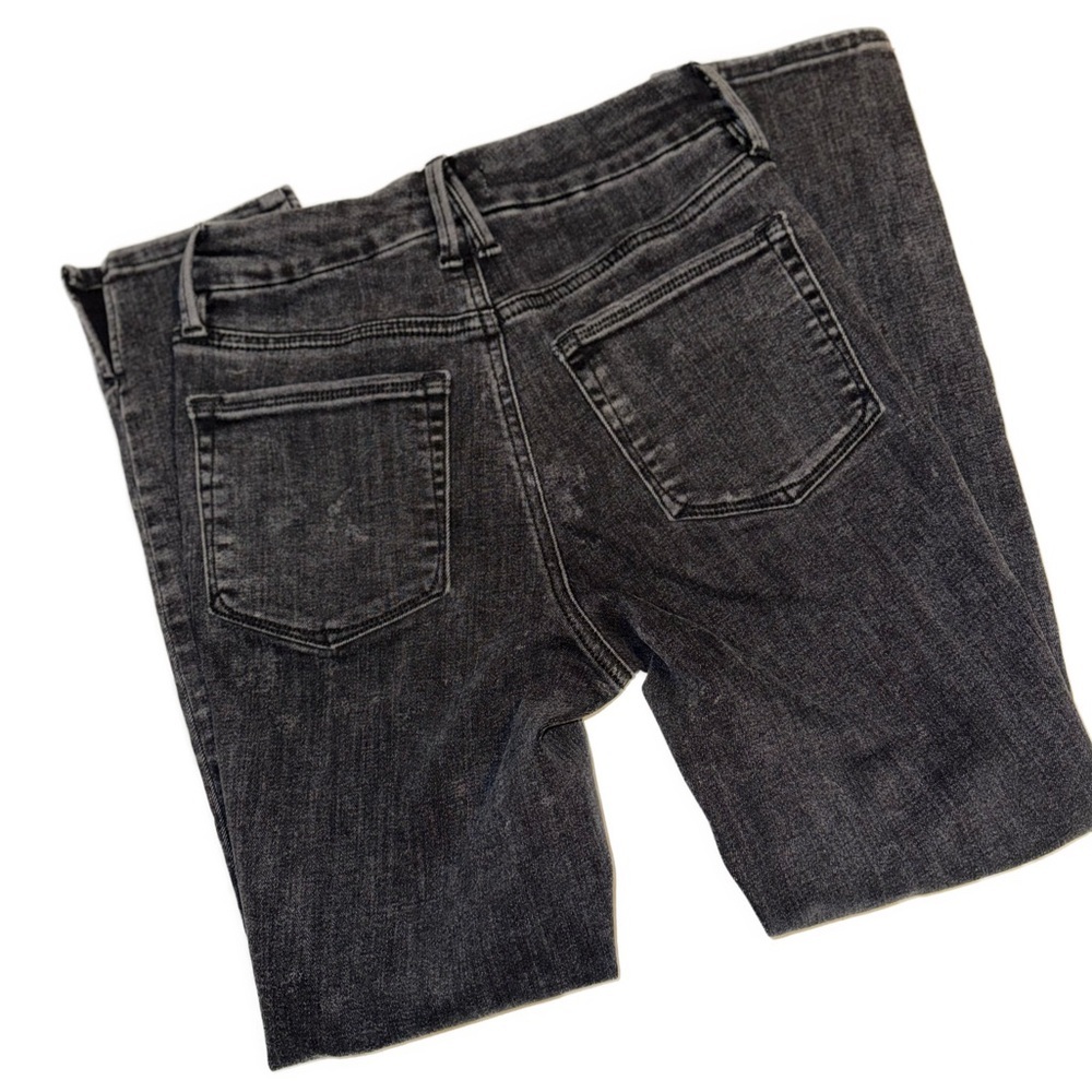 Good American “Good Legs” Crop Jeans Black 2 / 26 preppy business casual - Picture 5 of 12